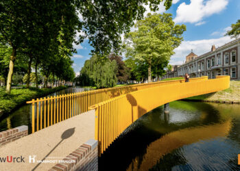 Haasnoot Bruggen levert bijzondere brug in gemeente Tiel. Ontwerp in samenwerking met Wurck.