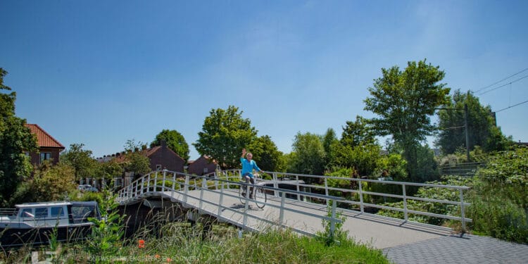 Groene Deputatenbrug Leiden door Haasnoot Bruggen