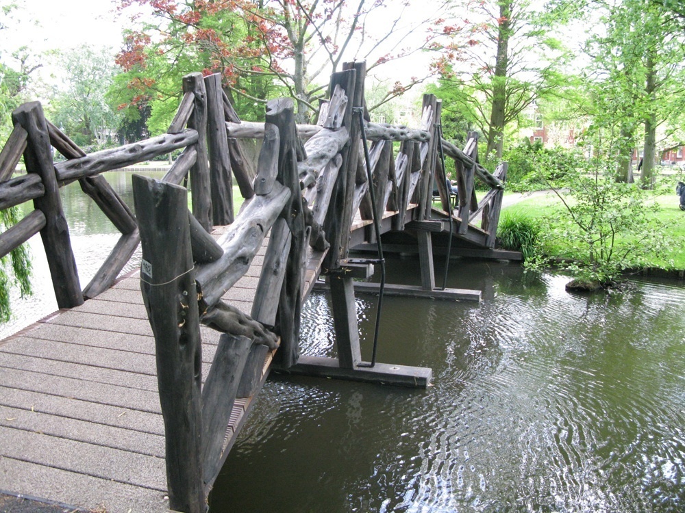Historische brug in Gouda